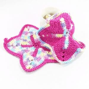 Star multi-purpose confetti pink cloths
