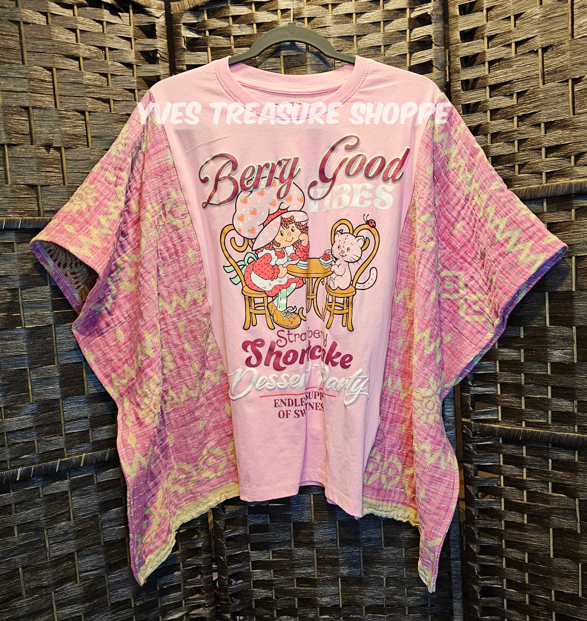 Upcycled festival concert poncho 33 Upcycled festival concert poncho 33 - image 2