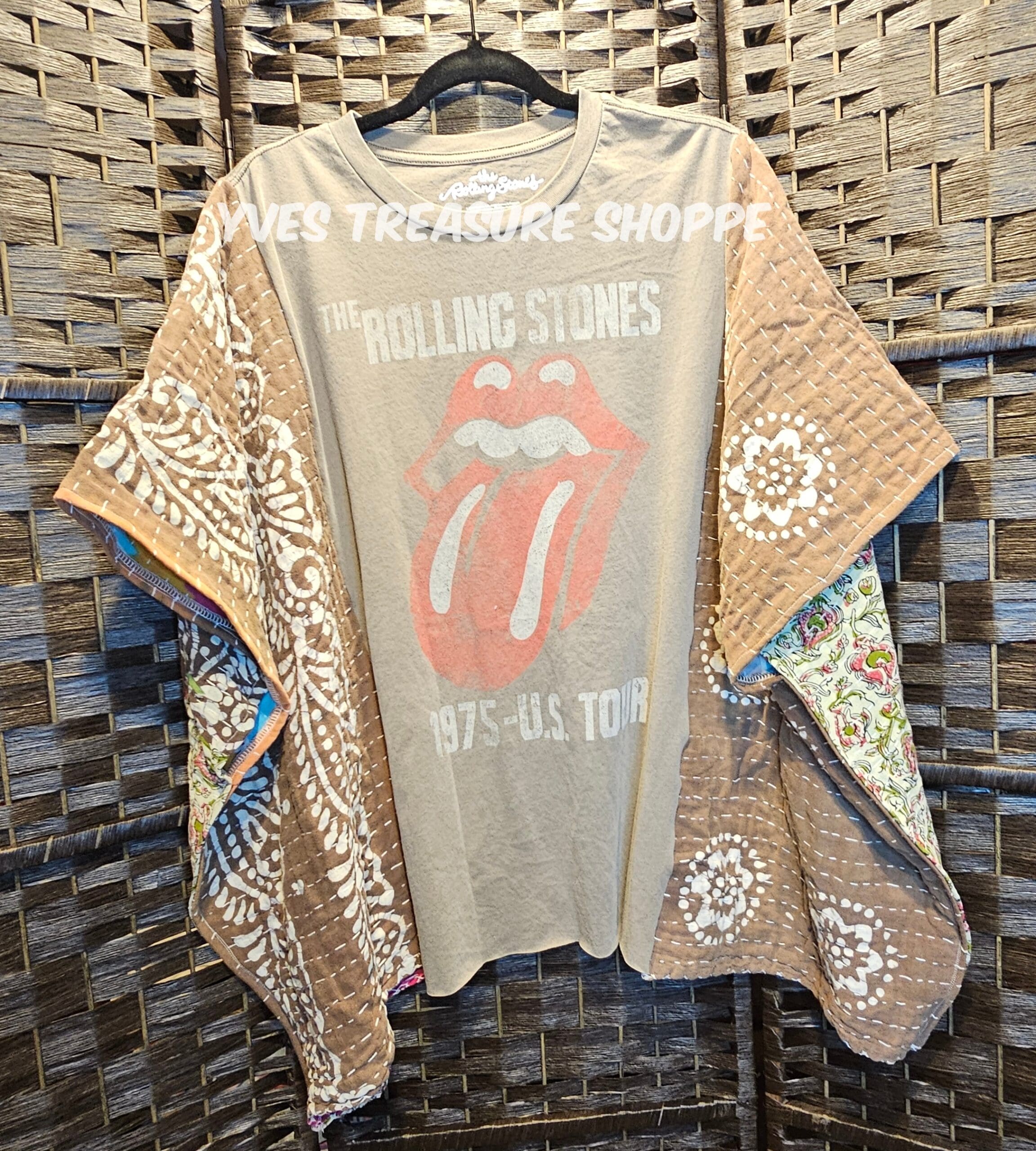 Upcycled festival concert poncho 36 Upcycled festival concert poncho 36 - image 2