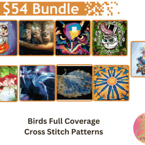 Birds Cross Stitch Pattern Bundle