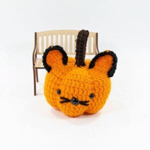 Cat Pumpkin Halloween Decor