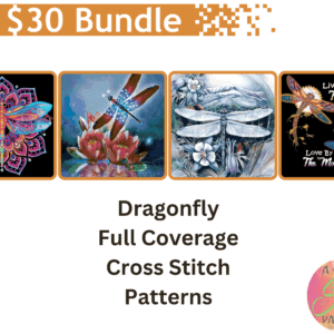 Dragonfly Cross Stitch Pattern Bundle