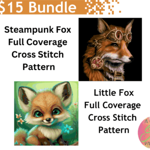 Foxes Cross Stitch Pattern Bundle
