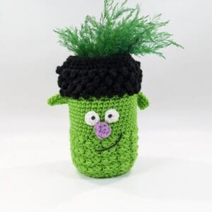 Frank Luminary Crochet Mason Jar Cover