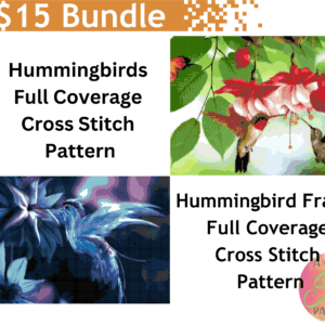 Hummingbird Cross Stitch Pattern Bundle