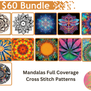 Mandalas Cross Stitch Pattern Bundle