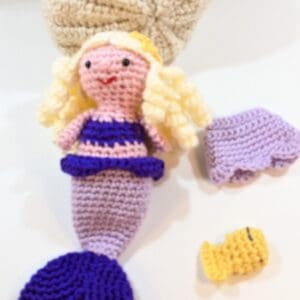 Mermaid Doll Crochet Play Set