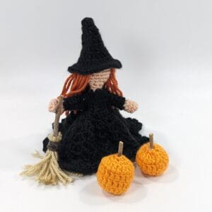 Tiny Witch Crochet Lacey Decor Set