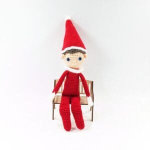 Christmas Elf Crochet Plush Decor