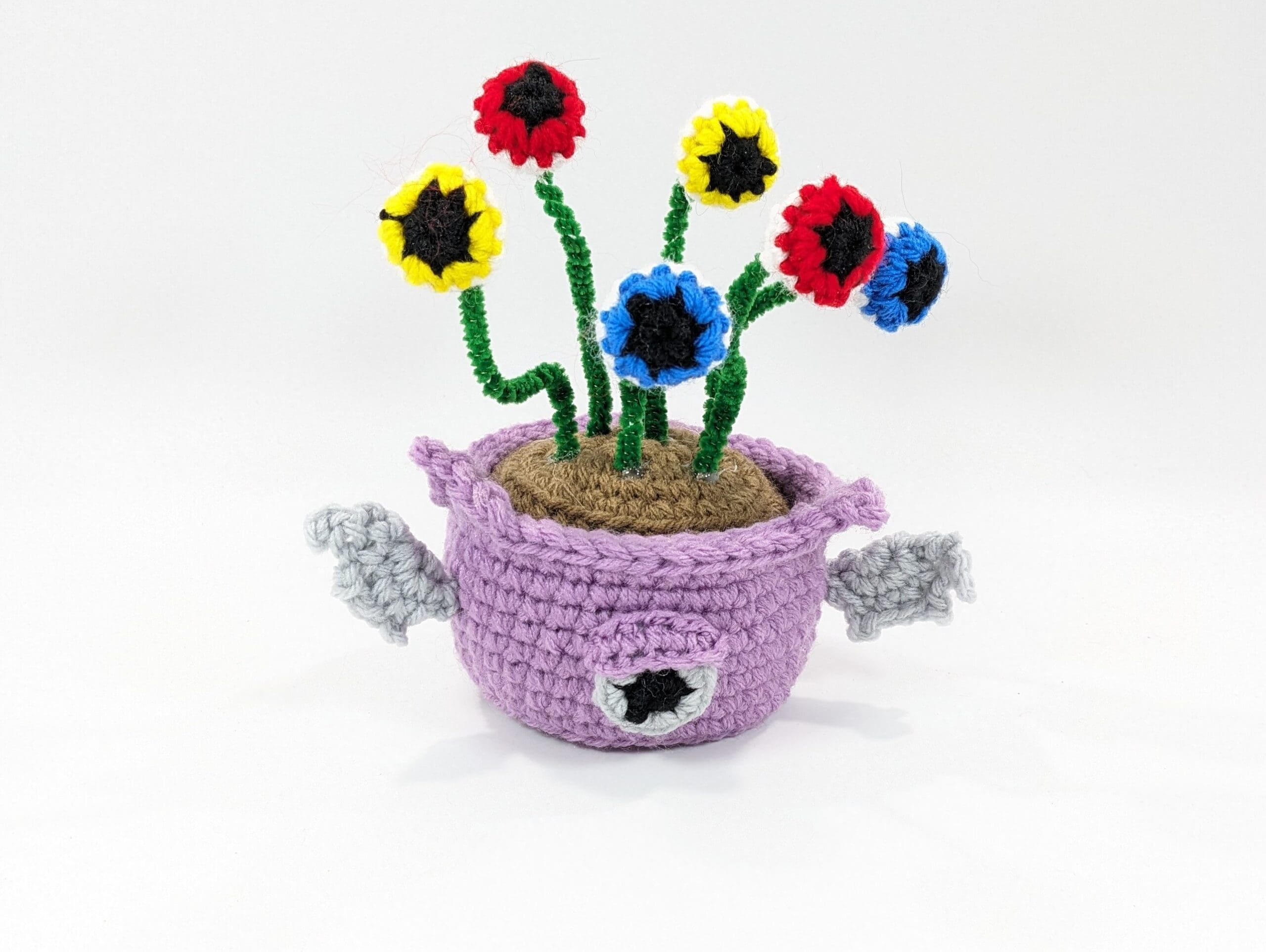 Monster eye plant crochet decor Monster eye plant crochet decor