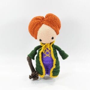 Winnie Witch Crochet Halloween Doll