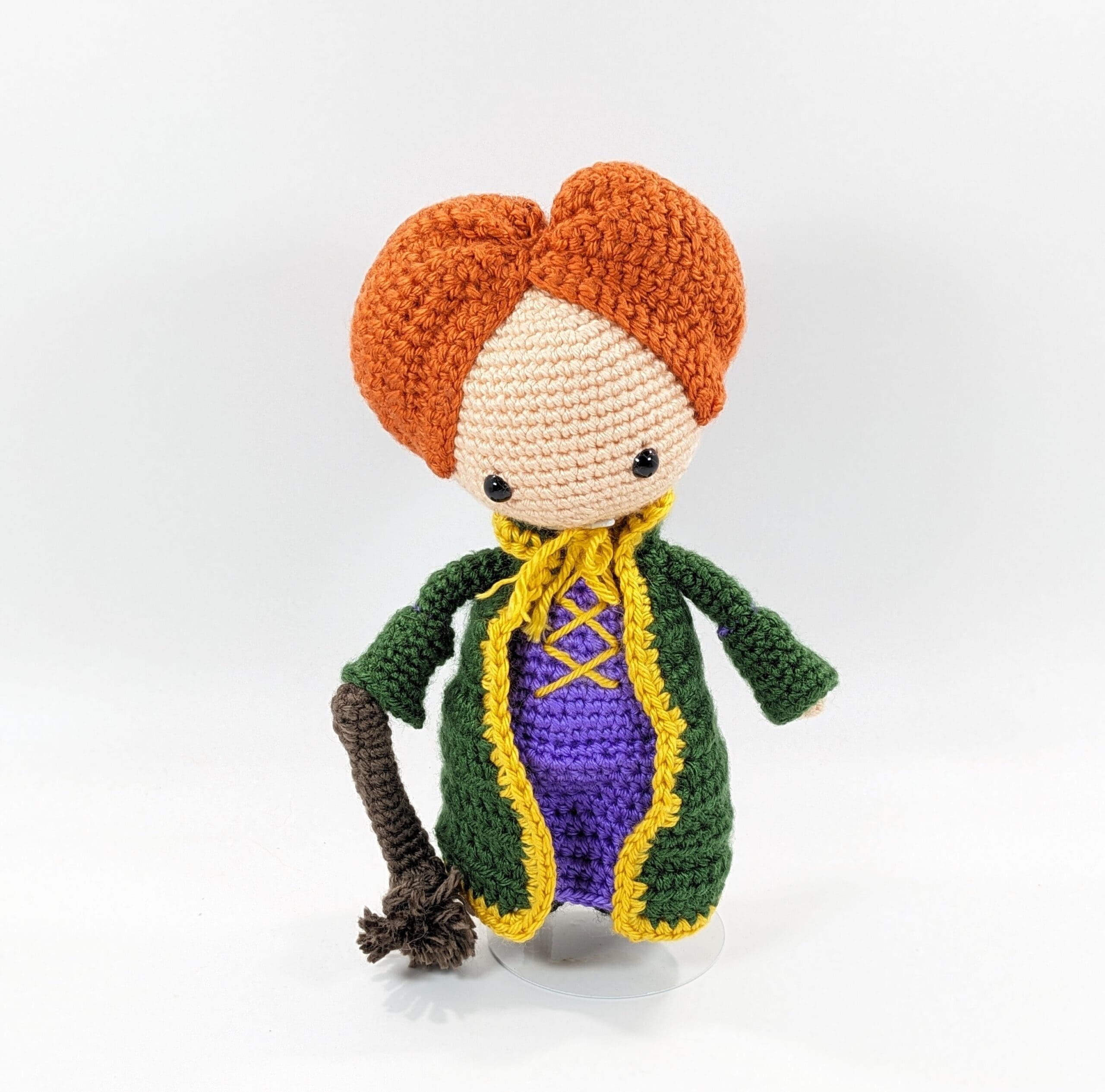 Winnie witch crochet halloween doll Winnie witch crochet halloween doll