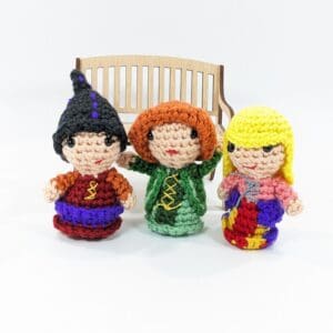 Three Sisters Mini Crochet Witches