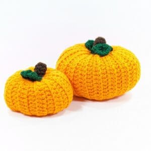 Crochet Pumpkin Plush Fall Decor