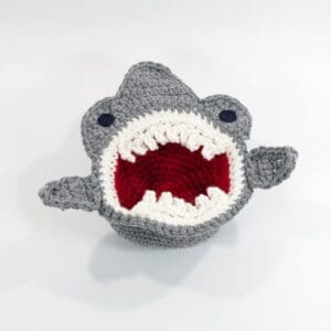 Shark Bowl Crochet Dish Cozy
