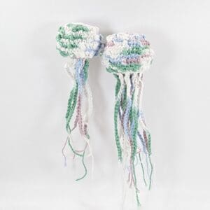 Sea Urchin Crochet Hanging Decor Set