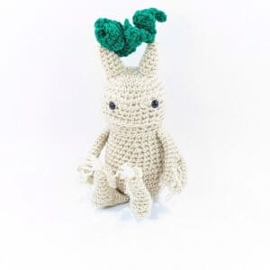 Mandrake plush crochet toy