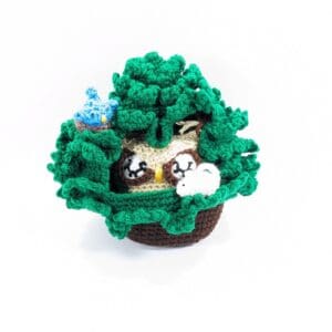 Owl Treehouse Crochet Play Set