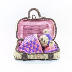 Teddy Crochet Travel Play Set
