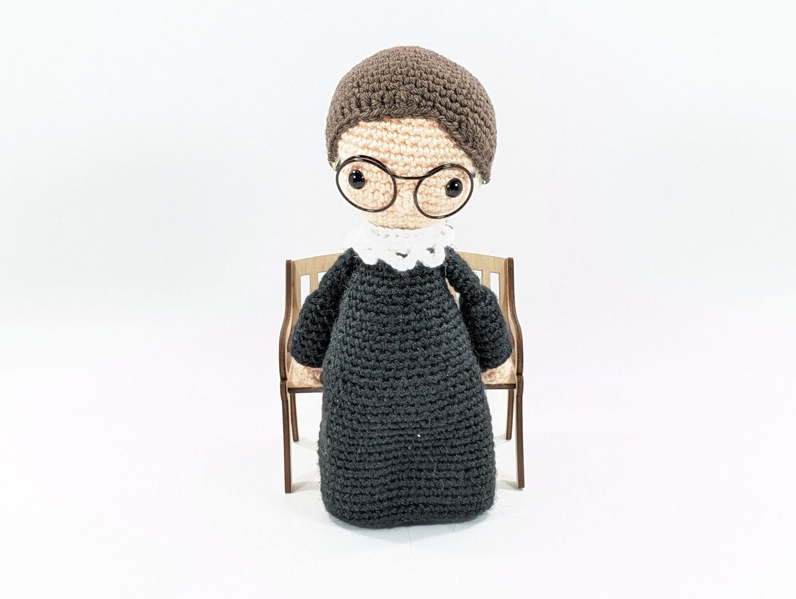 Ruth ginsberg crochet novelty doll Ruth ginsberg crochet novelty doll