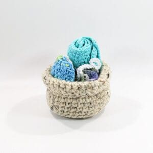 Spa Basket Crochet Gift Set