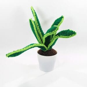 Snake Plant Crochet Home Decor
