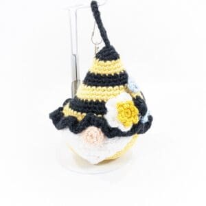 Bumblebee Gnome rochet Key Ring