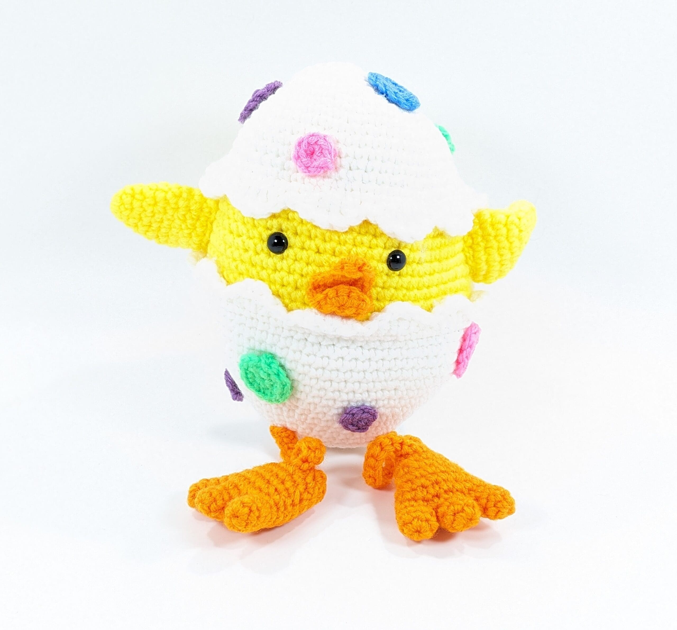 Crochet plush easter egg chick toy Crochet plush easter egg chick toy