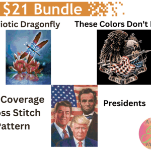 Patriotic Cross Stitch Pattern Bundle
