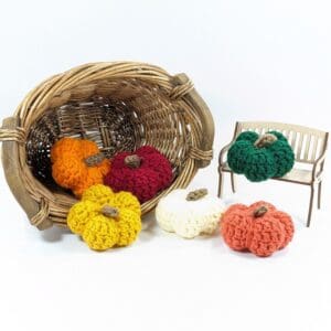Small Pumpkins Crochet Fall Decor