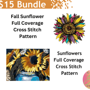 Sunflowers Cross Stitch Pattern Bundle