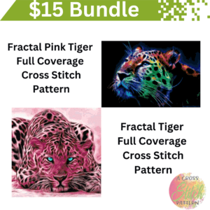 Tigers Cross Stitch Pattern Bundle