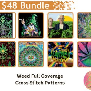 Weed Cross Stitch Pattern Bundle