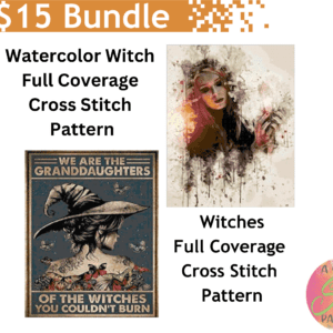 Witches Cross Stitch Pattern Bundle