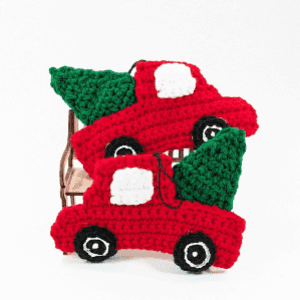 Red Truck Crochet Tree Ornament