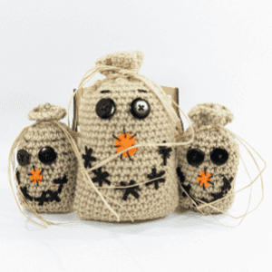 Scarecrow Trio Crochet Fall Decor