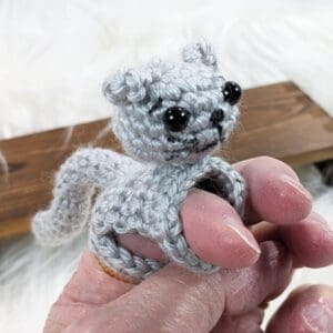 Cat Crochet Finger Puppet Pet