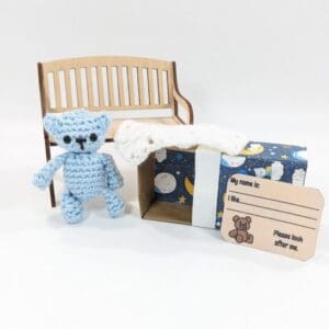 Matchbox mini crochet bear play set