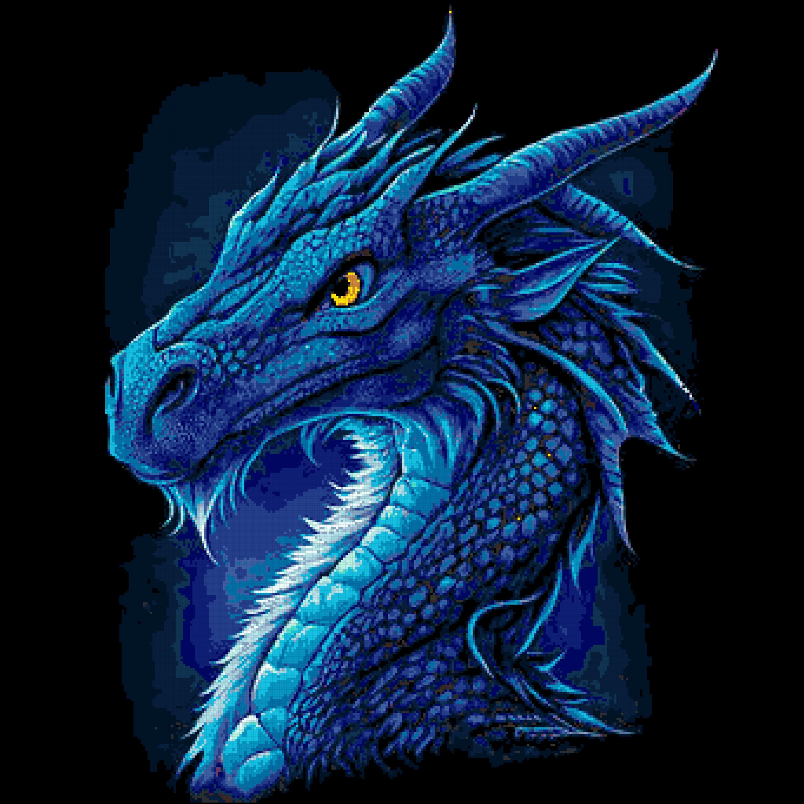 Dragon cross stitch pattern Dragon cross stitch