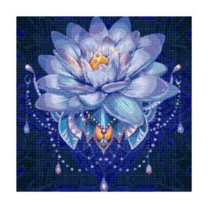 Lotus Cross Stitch Pattern