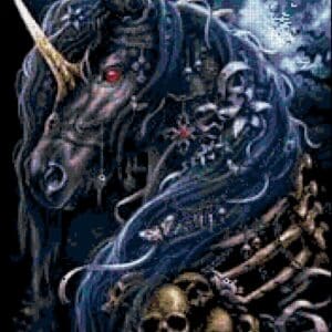 Night of the Unicorn Cross Stitch Pattern