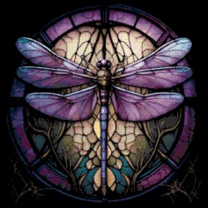 Purple dragonfly
