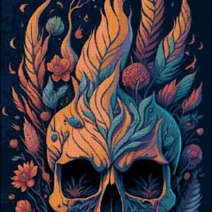 Skull 22 Cross Stitch Pattern