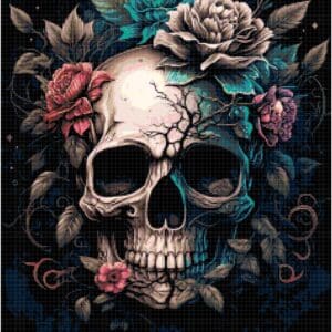 Skull 33 Cross Stitch Pattern