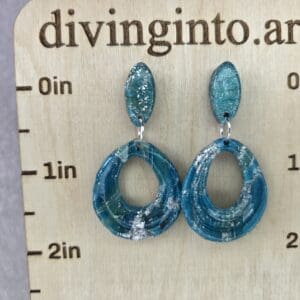Handcrafted Turquoise Inspired Dangle Earrings