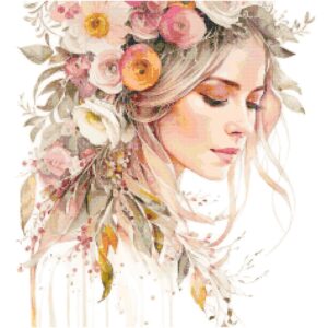 Watercolor girl