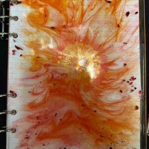 Beautiful Large Refillable Resin Notebook