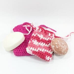 Soap Saver Crochet Scrub Bag Set
