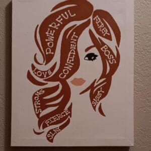Enchanting Empowered Redhead Painting