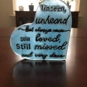 Crystal-like Heartfelt Keepsake